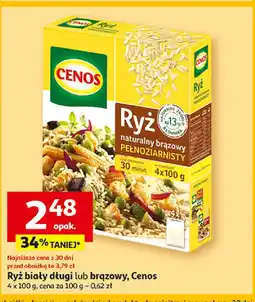 Auchan Ryż naturalny brązowy Cenos oferta