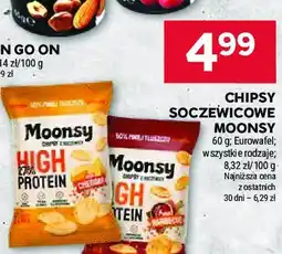 Stokrotka Chipsy z soczewicy cheddar Moonsy oferta