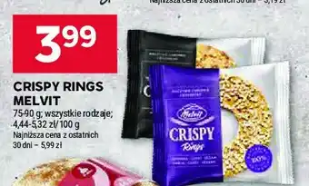 Stokrotka Pieczywo chrupkie czosnkowe MELVIT CRISPY RINGS oferta