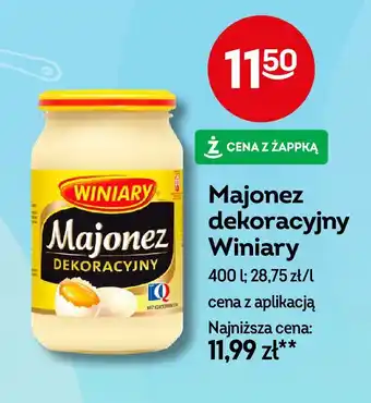 Żabka Majonez dekoracyjny Winiary oferta