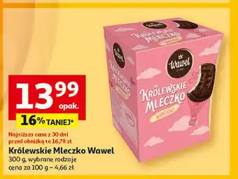 Auchan Królweskie mleczko waniliowe Wawel królewskie mleczko oferta