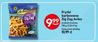 Żabka Frytki karbowane Aviko zig zag oferta