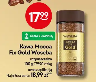 Żabka Kawa Woseba mocca fix gold oferta