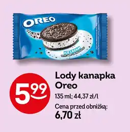 Żabka Lody z kawałkami ciastek Oreo ice cream oferta