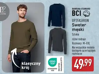 ALDI UP2FASHION Sweter męski oferta