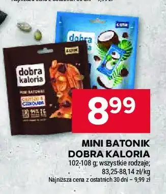 Stokrotka Mini batoniki czekolada i orzeszki Dobra kaloria oferta