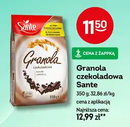 Żabka Płatki czekoladowe Sante granola oferta