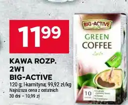 Stokrotka Kawa BIG-ACTIVE LA KARNITA GREEN COFFEE 2W1+ oferta