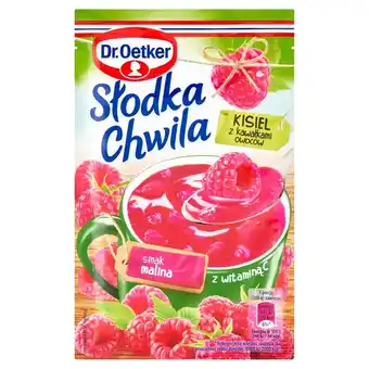 Stokrotka Market Dr. Oetker Słodka Chwila Kisiel z kawałkami owoców smak malina 31,5 g oferta