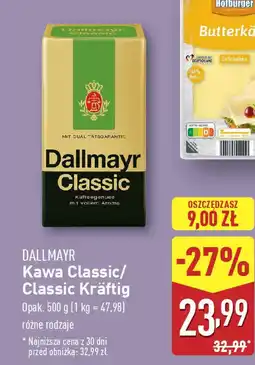 ALDI Dallmayr Classic Kawa ziarnista 500 g oferta