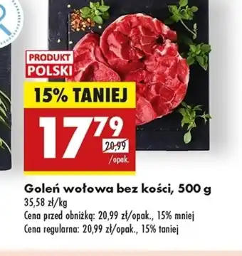 Biedronka Goleń wołowa Polski oferta