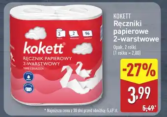 ALDI Ręcznik papierowy Kokett oferta