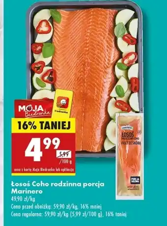 Biedronka Łosoś Marinero oferta