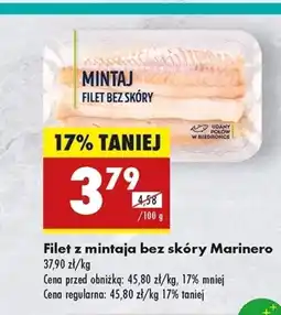 Biedronka Filet z mintaja Marinero oferta