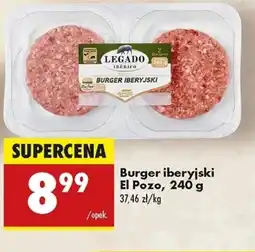 Biedronka Burger El Pozo oferta