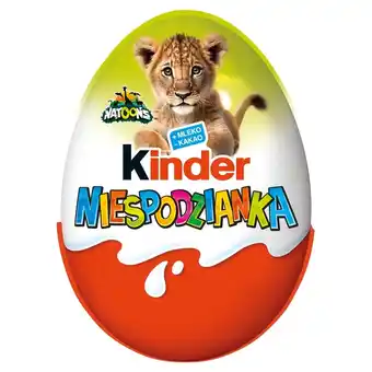 Biedronka Kinder Niespodzianka Pusta figurka z mlecznej czekolady z niespodzianką 20 g oferta