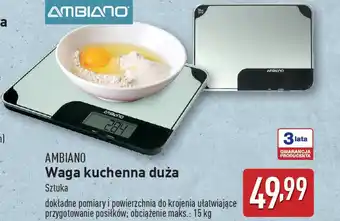 ALDI AMBIANO Waga kuchenna duża oferta