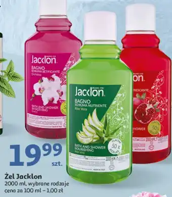 Auchan Żel pod prysznic aloe vera Jacklon oferta