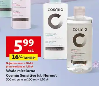 Auchan Woda micelarna normal Cosmia oferta