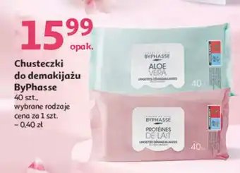 Auchan Chusteczki do demakijażu de lait Byphasse oferta