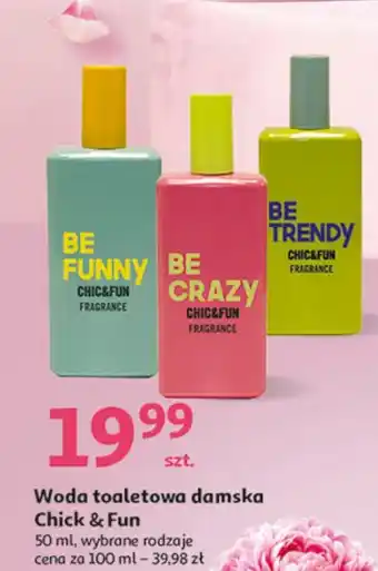 Auchan Woda perfumowana be funny Chic & Fun oferta