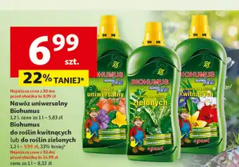 Auchan Nawóz do roślin zielonych Biohumus Super Forte oferta