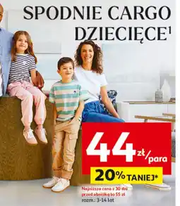 Auchan Spodnie dziecięce 3-14 lat Inextenso By Auchan oferta