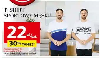 Auchan T-shirt męski z aplikacją s-3xl Inextenso By Auchan oferta