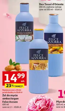 Auchan Żel do kąpieli honey Felce Azzurra oferta