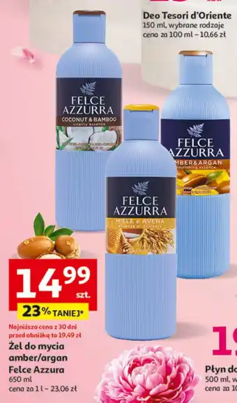 Auchan Żel do kąpieli honey Felce Azzurra oferta