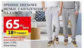 Auchan Spodnie męskie s-3xl Inextenso By Auchan oferta