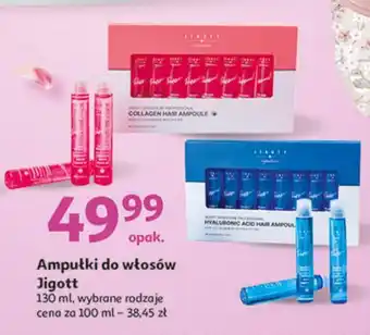 Auchan Ampułki do włosów collagen Jigott oferta