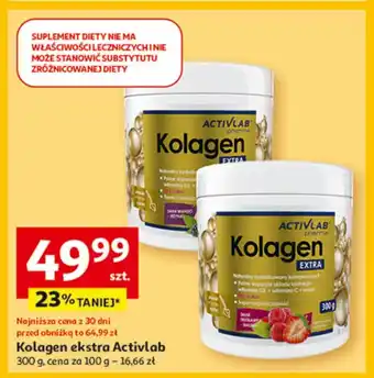 Auchan Kolagen extra mango jeżyna Activlab oferta