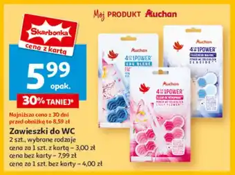 Auchan Zawieszka do wc 4w1 power seaside Auchan Różnorodne (Logo Czerwone) oferta