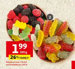 Auchan Żelki malinki oferta