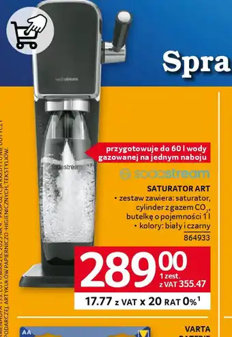 Selgros Sodastream Saturator Art oferta