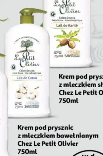 Auchan Żel pod prysznic cotton milk Le Petit Olivier oferta