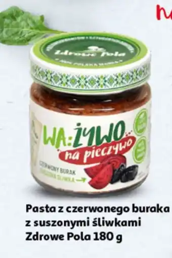 Auchan Pasta warzywna z czerwonego buraka suszonymi śliwkami Wa Żywo Na Pieczywo oferta