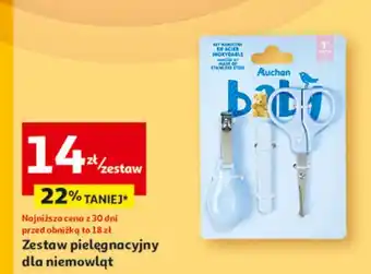 Auchan Zestaw pielęgnacyjny dla niemowląt Auchan oferta