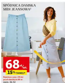 Auchan Spódnica damska jeans oferta