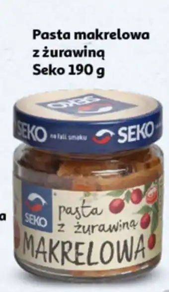 Auchan Pasta makrelowa z żurawiną Seko oferta