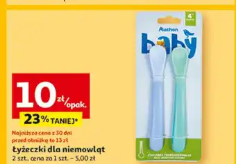 Auchan Łyżeczki dla niemowląt Auchan Baby oferta