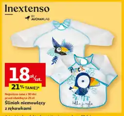 Auchan Śliniak z rękawem Inextenso By Auchan oferta