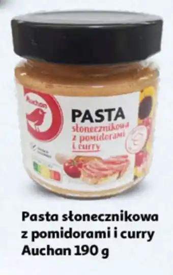 Auchan Pasta słonecznikowa z pomidorami i curry Auchan Różnorodne (Logo Czerwone) oferta