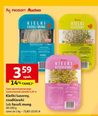 Auchan Kiełki rzodkiewki Auchan Różnorodne (Logo Czerwone) oferta