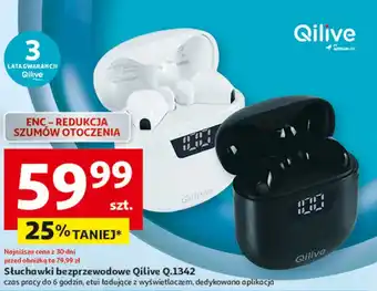 Auchan Słuchawki q.1342 czarne Qilive oferta