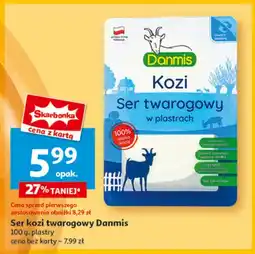 Auchan Ser kozi twarogowy plastry Danmis oferta