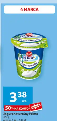 Auchan Jogurt naturalny Zott Primo oferta