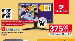 Selgros Samsung Monitor LS27C310EAUXEN 27" oferta