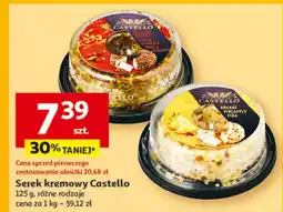 Auchan Serek kremowy z pomidorami i bazylią Castello Arla oferta